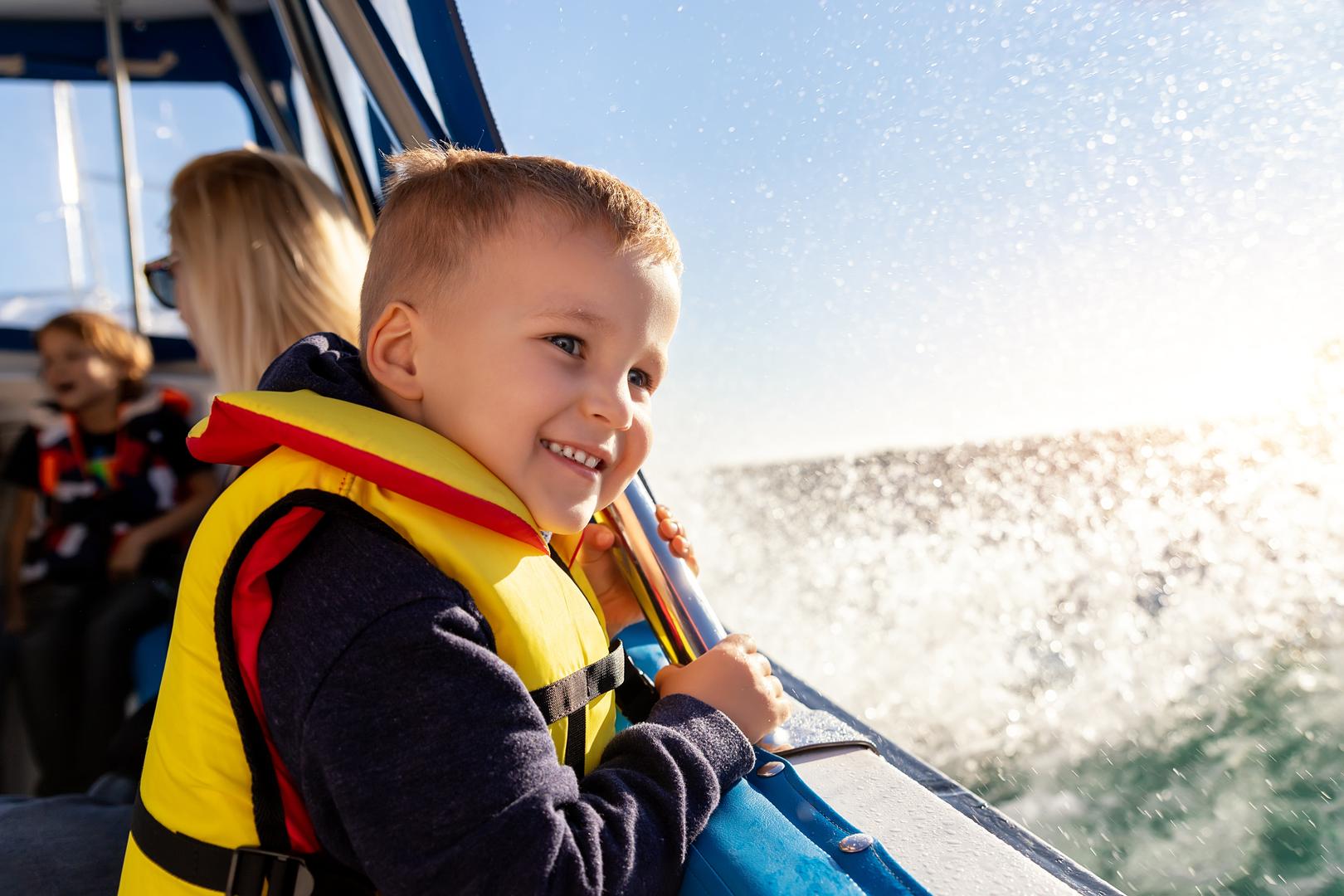 People enjoying boating lifestyle